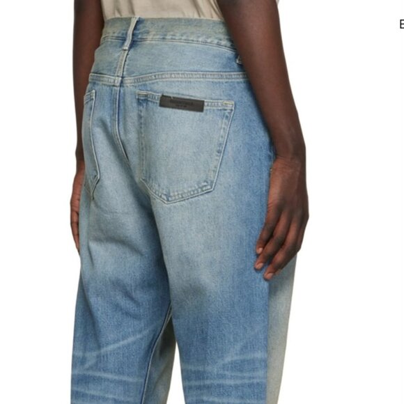 Essentials Fear of God Blue Faded Jeans size 28 - Picture 3 of 6